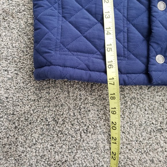 Janie & Jack Blue Quilted Vest  Size 3-4 - Picture 6 of 7